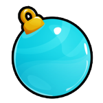 Blue Christmas Ornament