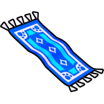 Blue Flying Carpet Hoverboard