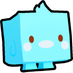 Blue Marshmallow Chick