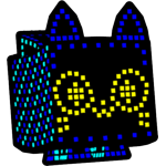 Dot Matrix Cat