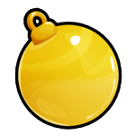 Gold Christmas Ornament