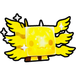 Golden Astral Axolotl