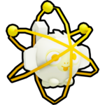 Golden Atomic Monkey Ball