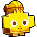 Golden Basketball Monkey