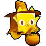 Golden Broomstick Cat