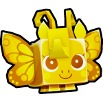 Golden Butterfly Pony