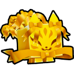 Golden Candycane Kitsune