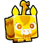 Golden Candycane Unicorn