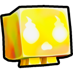 Golden Colorful Wisp