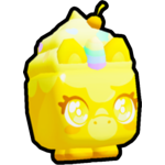 Golden Cupcake Unicorn
