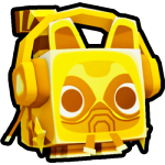Golden Cyberpunk Lemur