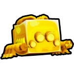 Golden Cyberpunk Spider