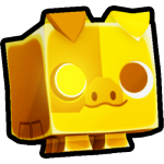 Golden Cyborg Piggy