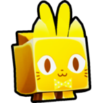 Golden Easter Cat