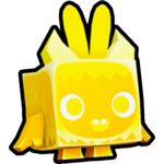Golden Easter Yeti
