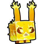 Golden Electric Bunny