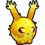 Golden Electric Bunny Ball