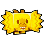 Golden Electric Dino