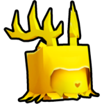 Golden Evil Deer