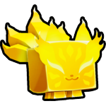 Golden Fire Kitsune