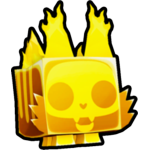 Golden Firefossil Wolf
