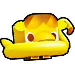 Golden Flamingo Hippo