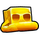 Golden Floatie Penguin