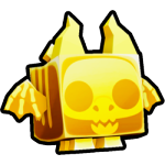 Golden Fossil Dragon