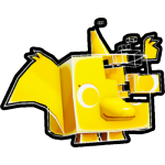 Golden Fragmented Pterodactyl