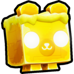 Golden Frostbyte Bear