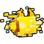 Golden Glitched Dragon