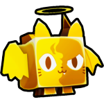 Golden Good vs Evil Cat