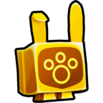 Golden Guard Bunny