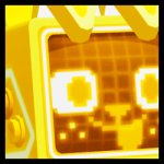Golden Huge Arcade Dog