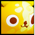 Golden Huge Blurred Bear Ball