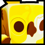 Golden Huge Blurred Owl