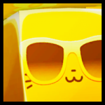 Golden Huge Chill Cat