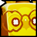 Golden Huge Clover Owl