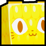 Golden Huge Corn Cat