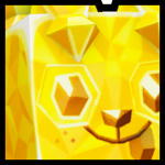 Golden Huge Diamond Dog