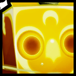 Golden Huge Eclipse Owl