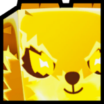Golden Huge Electric Werewolf