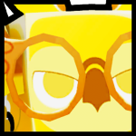 Golden Huge Empyrean Owl