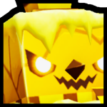 Golden Huge Evil Snowman