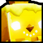 Golden Huge Frostbyte Snowman