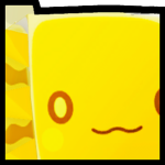 Golden Huge Ghost Axolotl