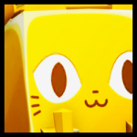 Golden Huge Jetpack Cat