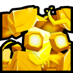Golden Huge Jungle Golem