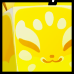 Golden Huge Marshmallow Kitsune
