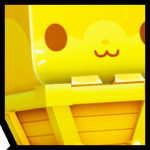 Golden Huge Minecart Hamster
